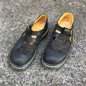 Dr. Martens Suede Mary Janes, sz 7